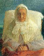 Anna Ancher portraet af mor oil painting on canvas